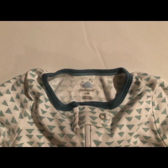 Triangle footie pajama - Picture 2 of 2